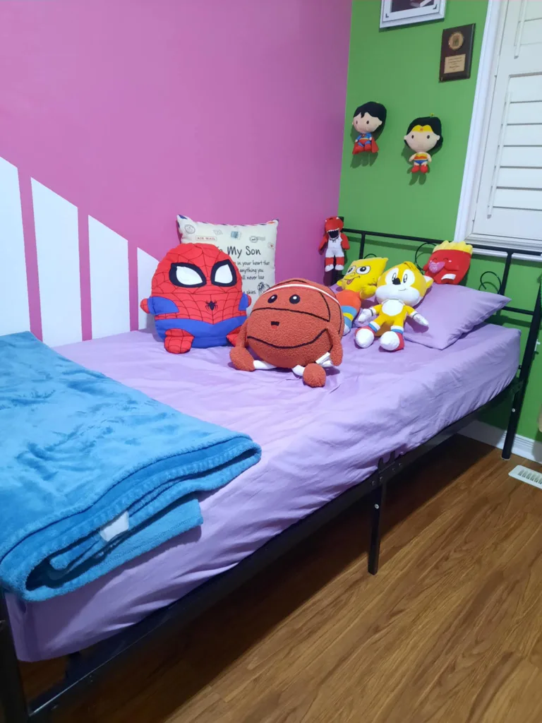 Black Metal Twin Bed Frame image indicator(2)