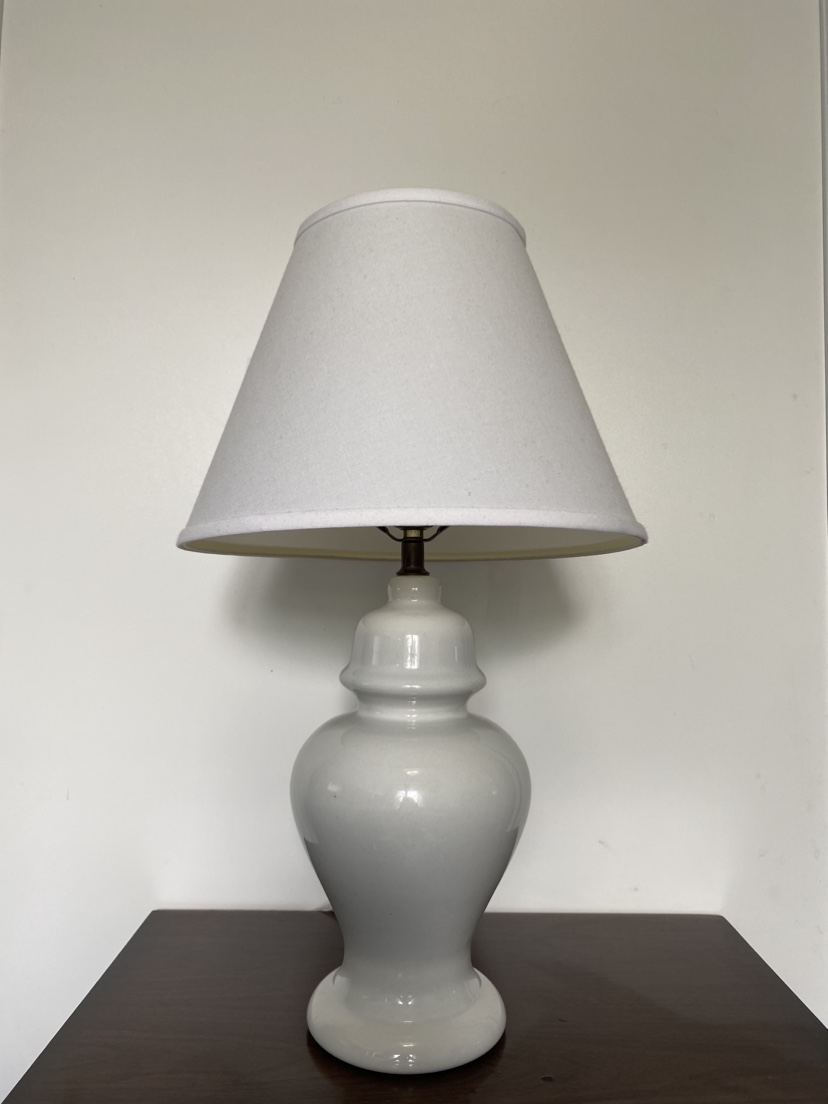 White Ceramic Table Lamp