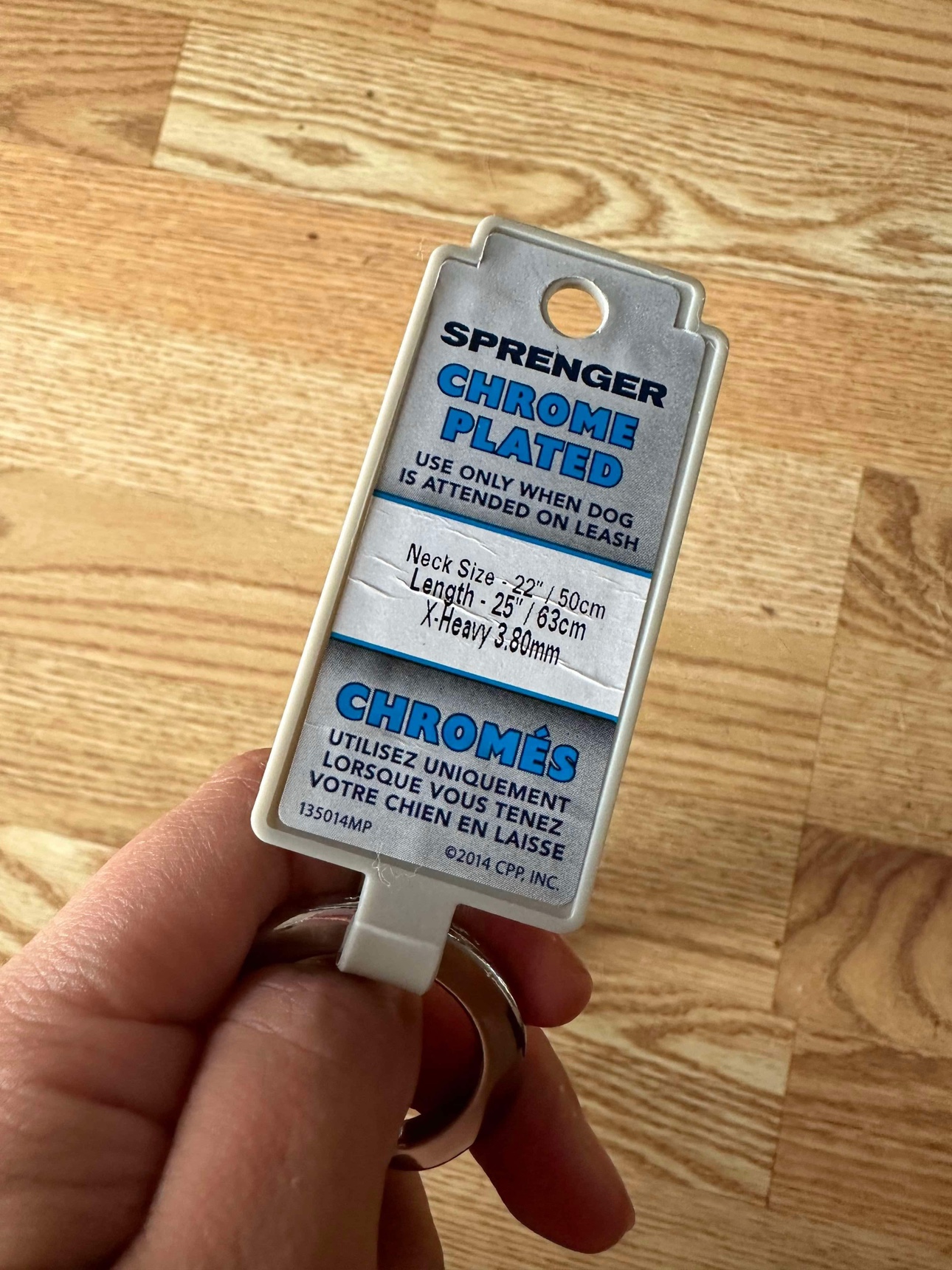 Sprenger Chrome Plated Dog Chain Collar