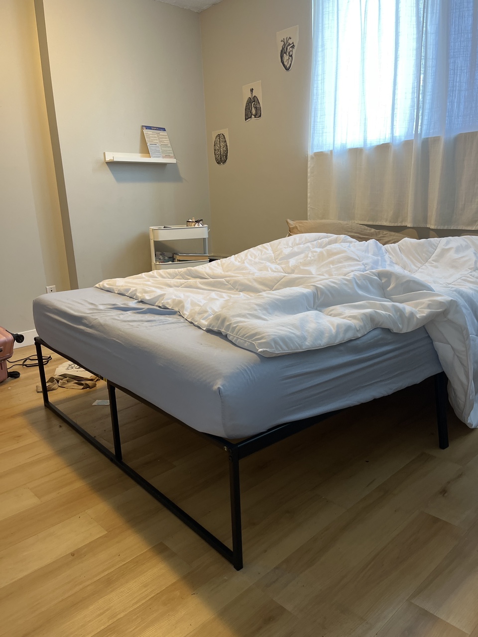 Black Metal Bed Frame