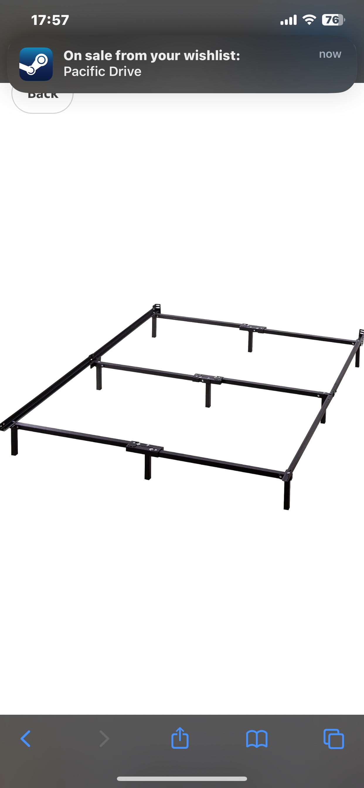 Zinus King Bed Frame and Bed Slats - photo 3