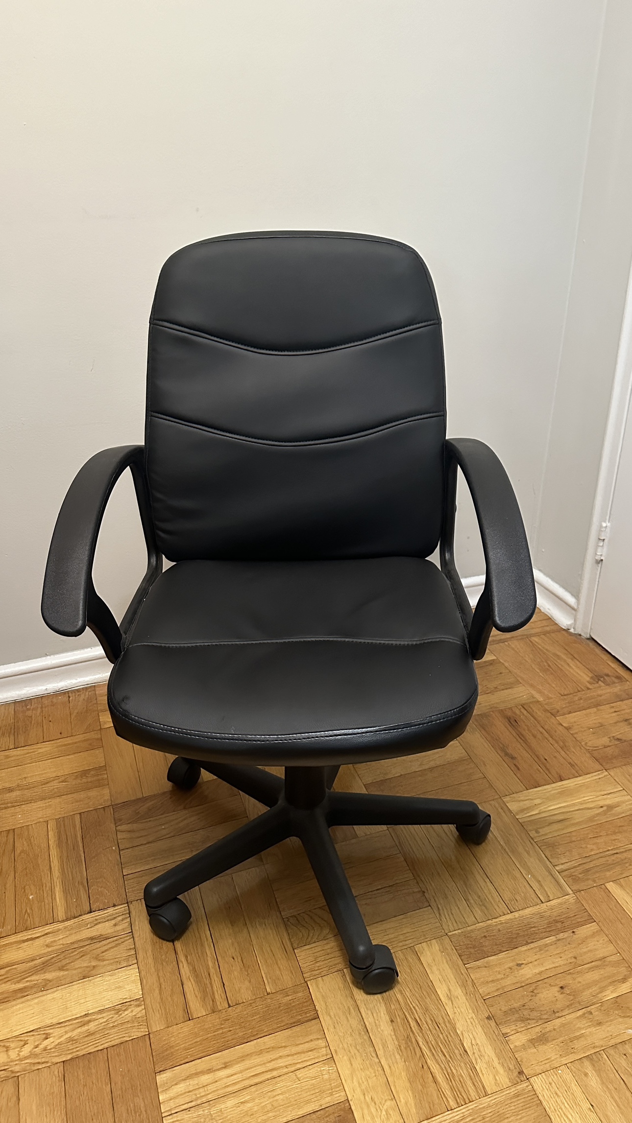 Black leather Office Chair - photo 4