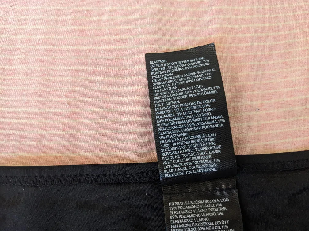 H&M High Waisted Black Bikini Bottoms image indicator(4)