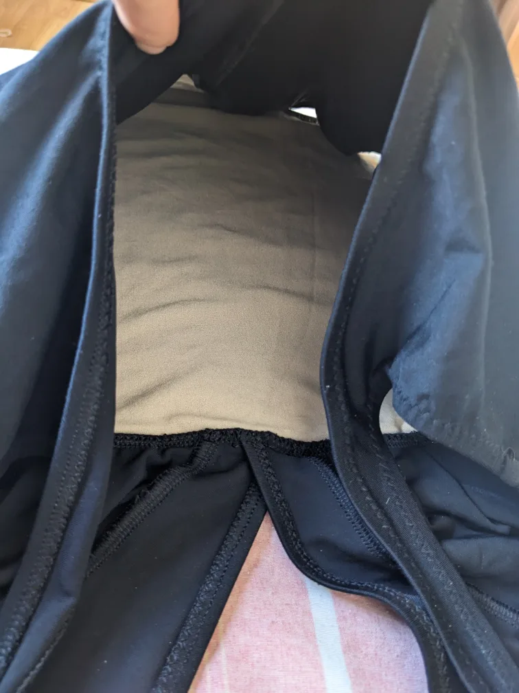 Black V-Neck Low Back One Piece Bathing Suit image indicator(7)