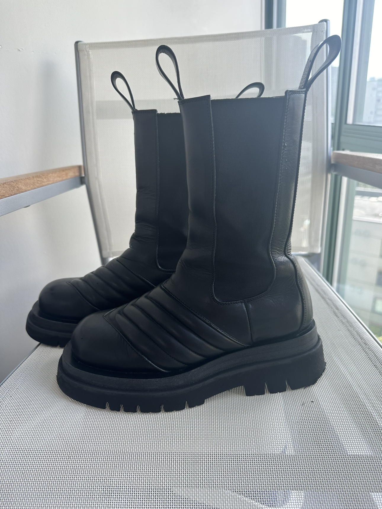 Bottega Veneta Chelsea combat Boots