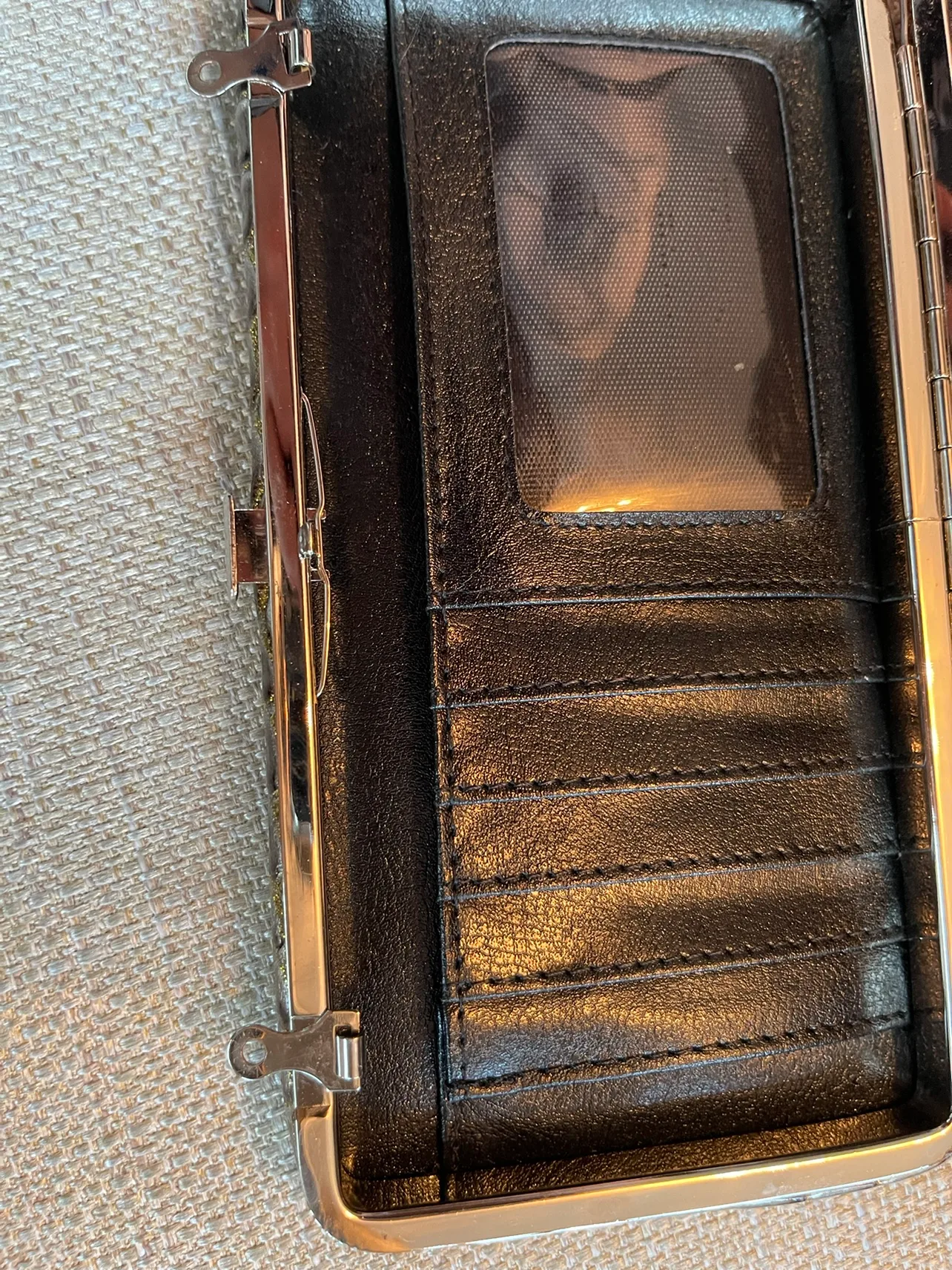 Gold Faux-Crocodile Clutch #freecycle image indicator(6)