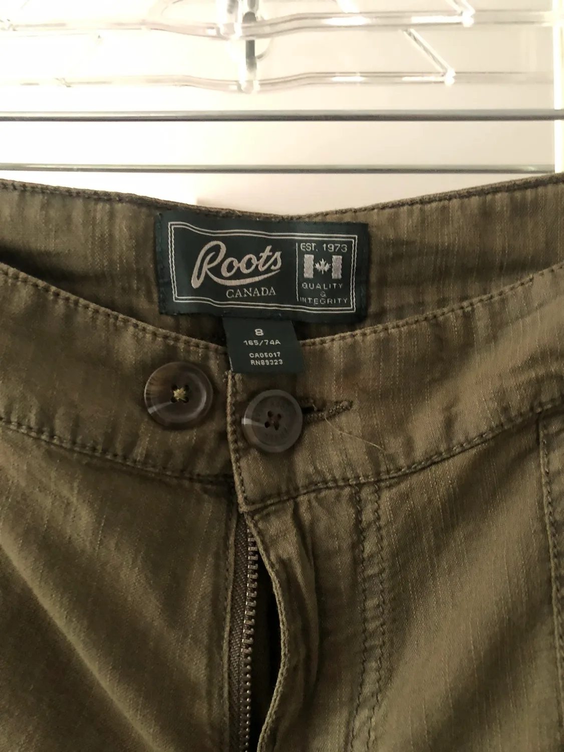 Roots Green Linen Shorts image indicator(3)