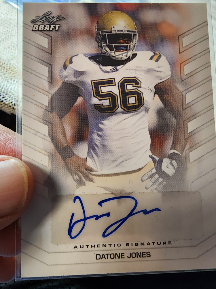 2013 Leaf Draft Autographs Datone Jones Rc (packers) (ucla) - photo 4