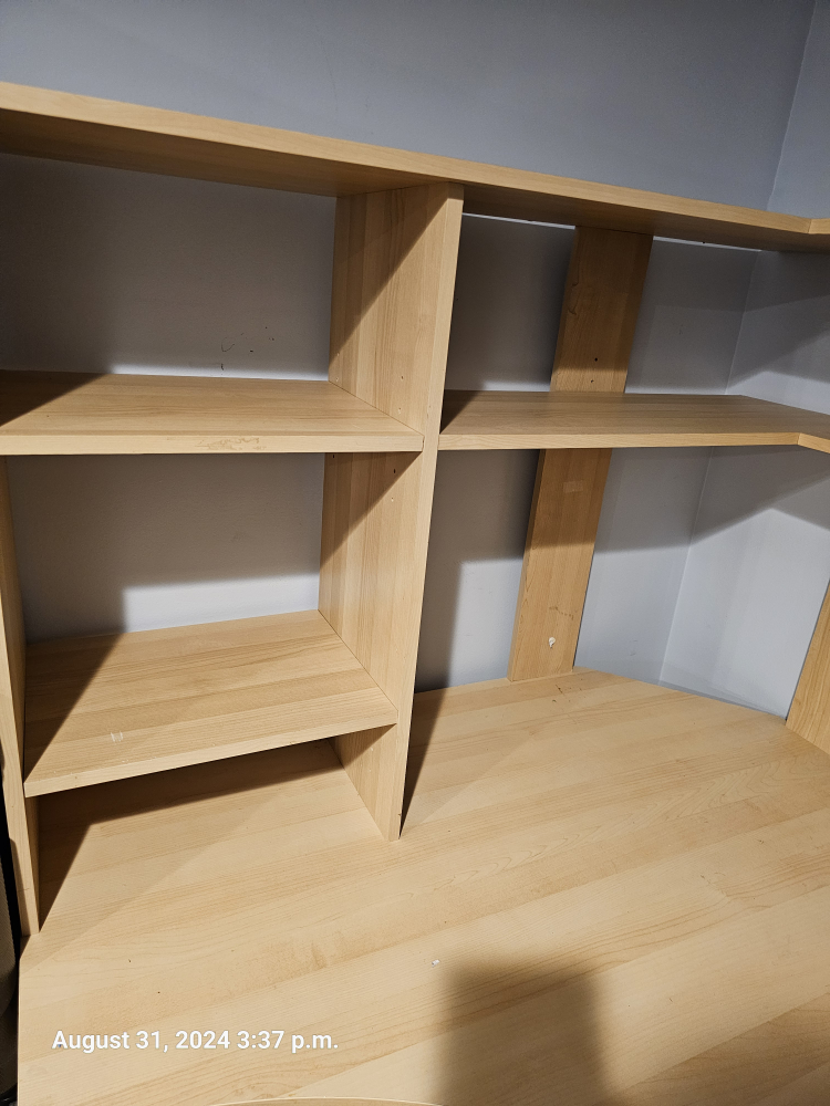 Corner Desk with Shelving - photo 2