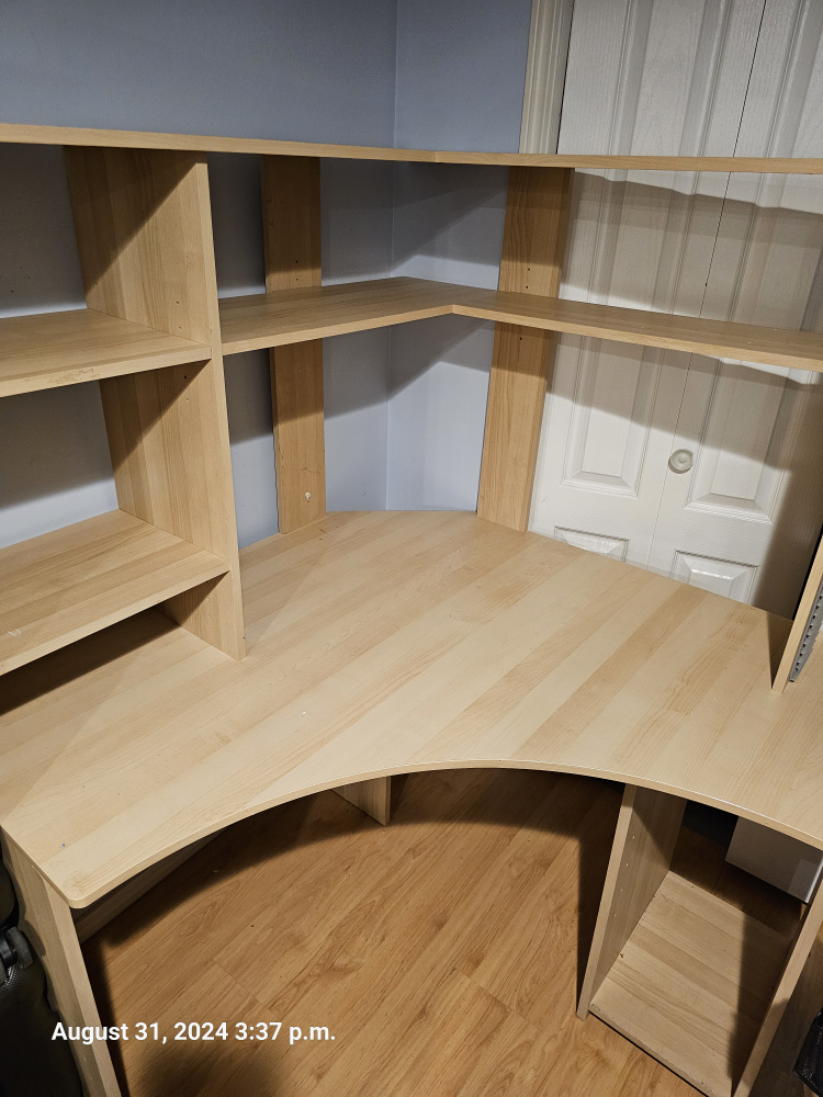 Corner Desk with Shelving - photo 3