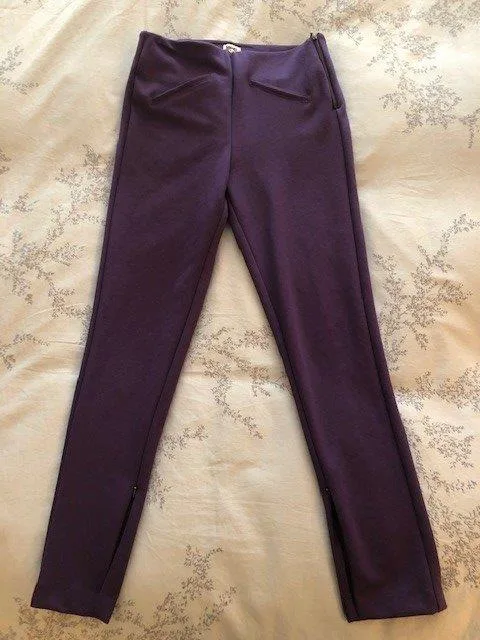 Anne Klein eggplant colour pants size 4 image indicator(2)