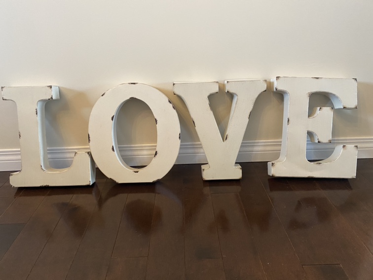 Metal Wall Hanging “LOVE”