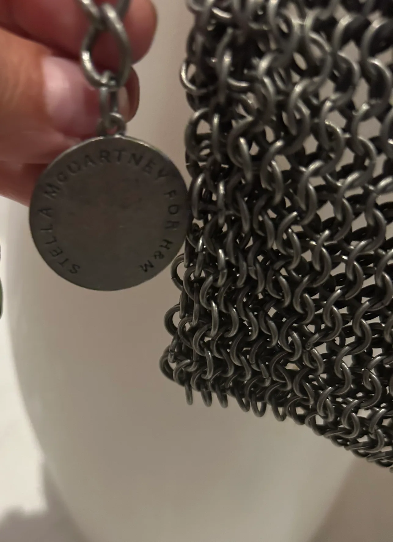 Vintage Stella McCartney metal chain link bag image indicator(4)