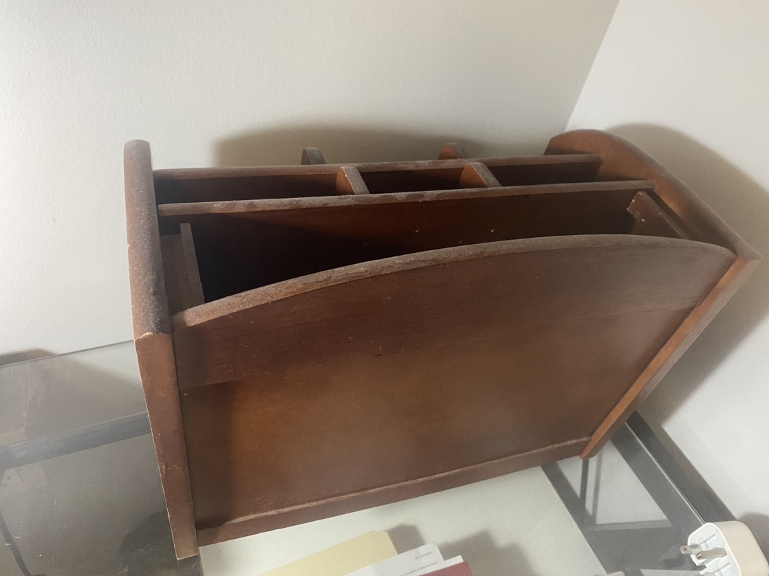 Wooden Desk Organizer - photo 3