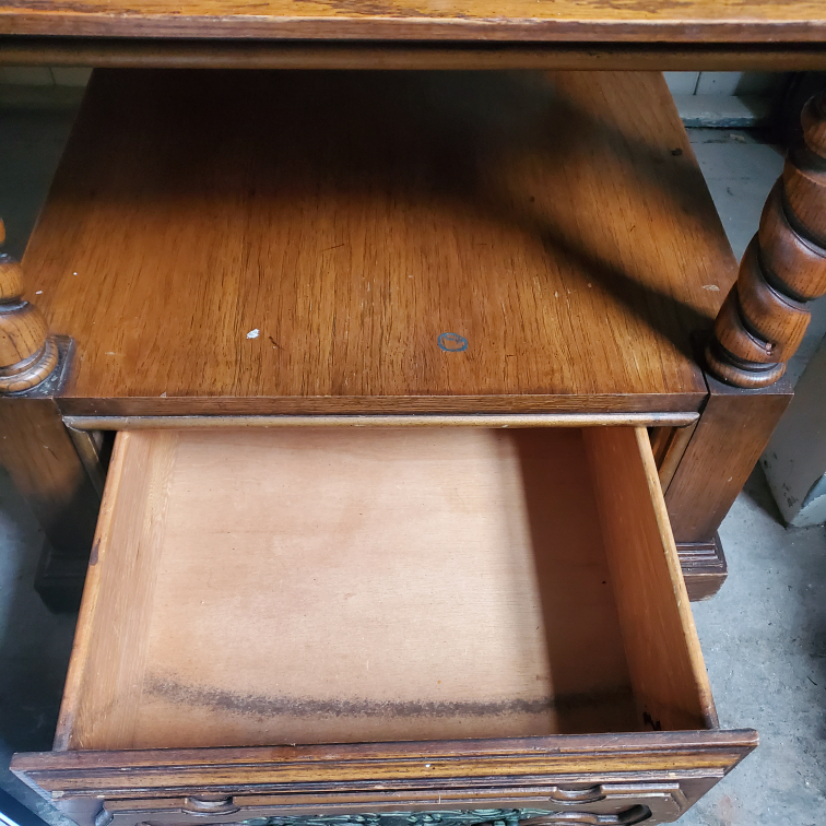 Wooden End Table #freecycle - photo 2
