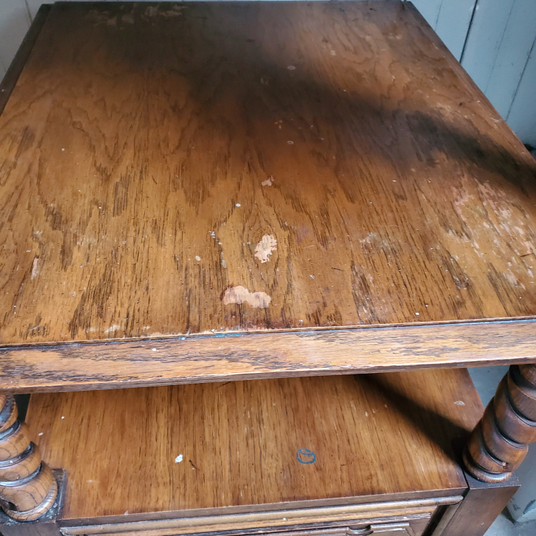 Wooden End Table #freecycle - photo 3