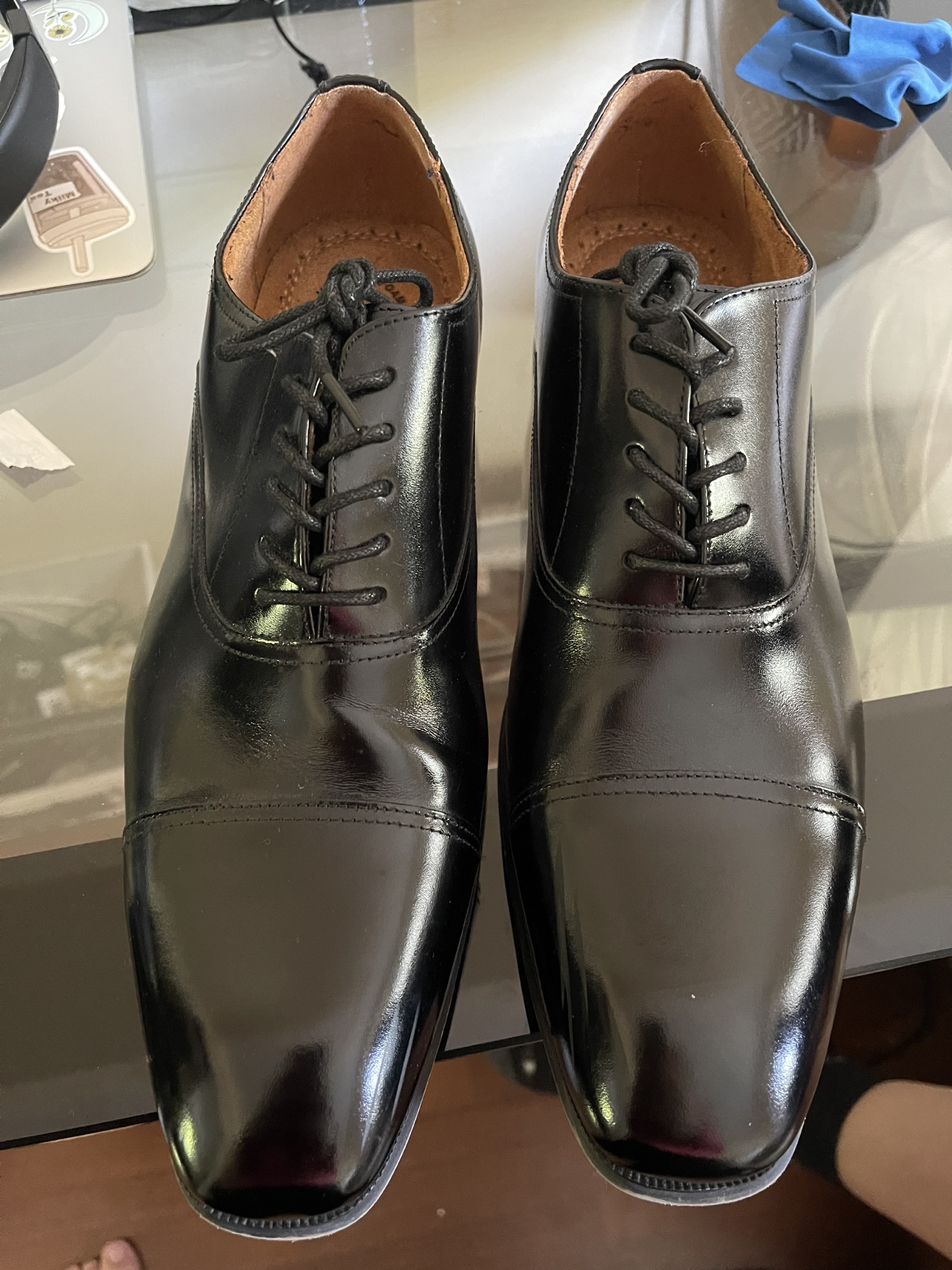 Florsheim Black Leather Dress Shoes