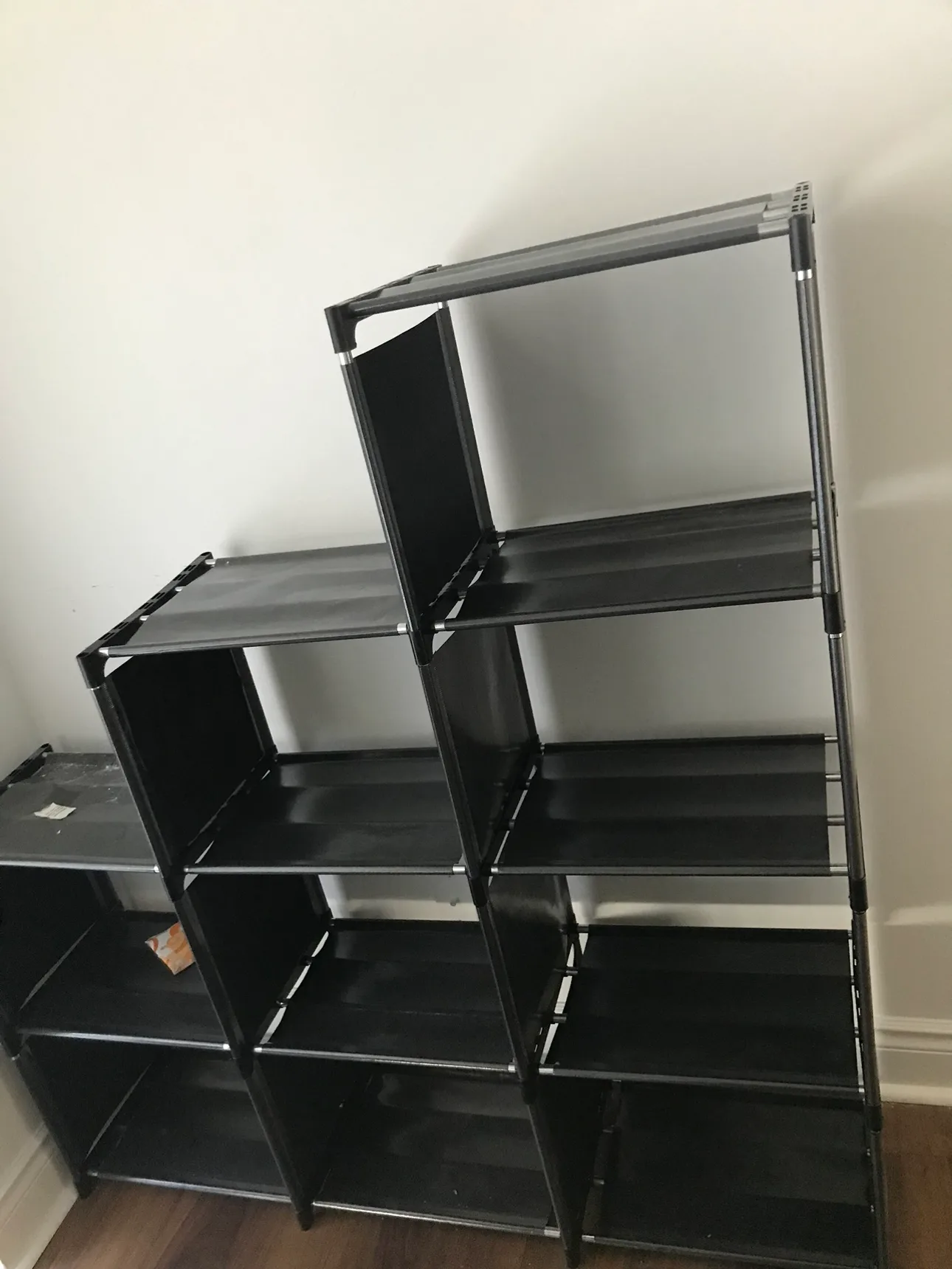 Black Fabric Shelf Unit image indicator(2)