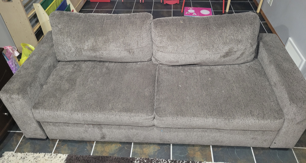 Grey Futon Couch - photo 2