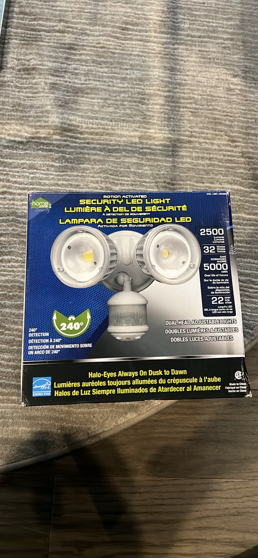 Motion Activated Security LED Light
