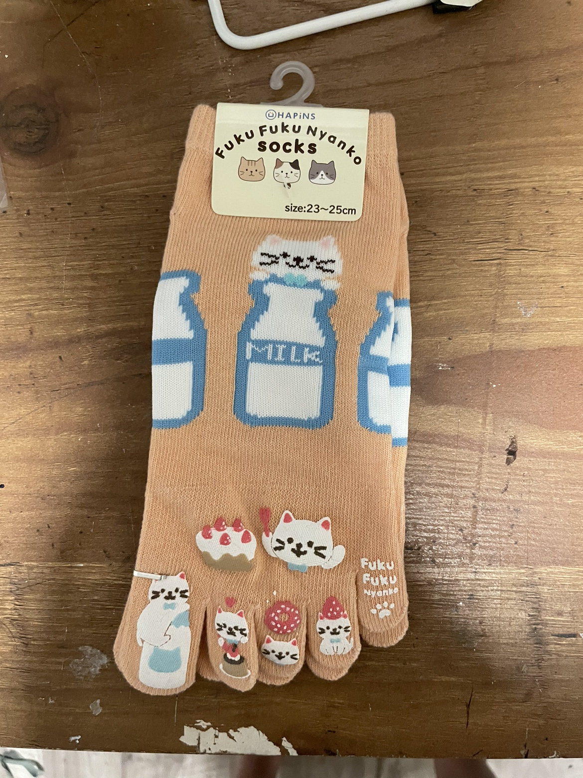 4 Pairs of Cute Cat Toe Socks - photo 2