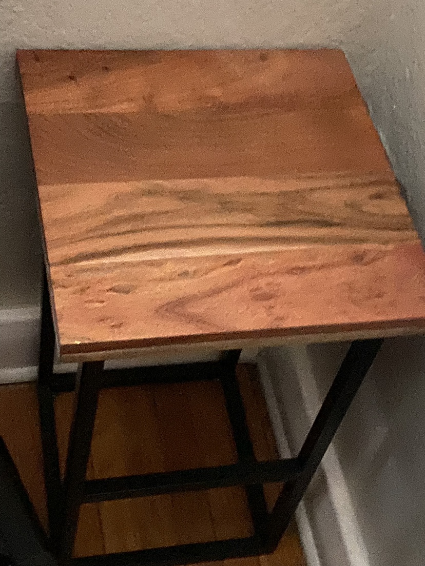Wood and Metal Desk /bar table - photo 3