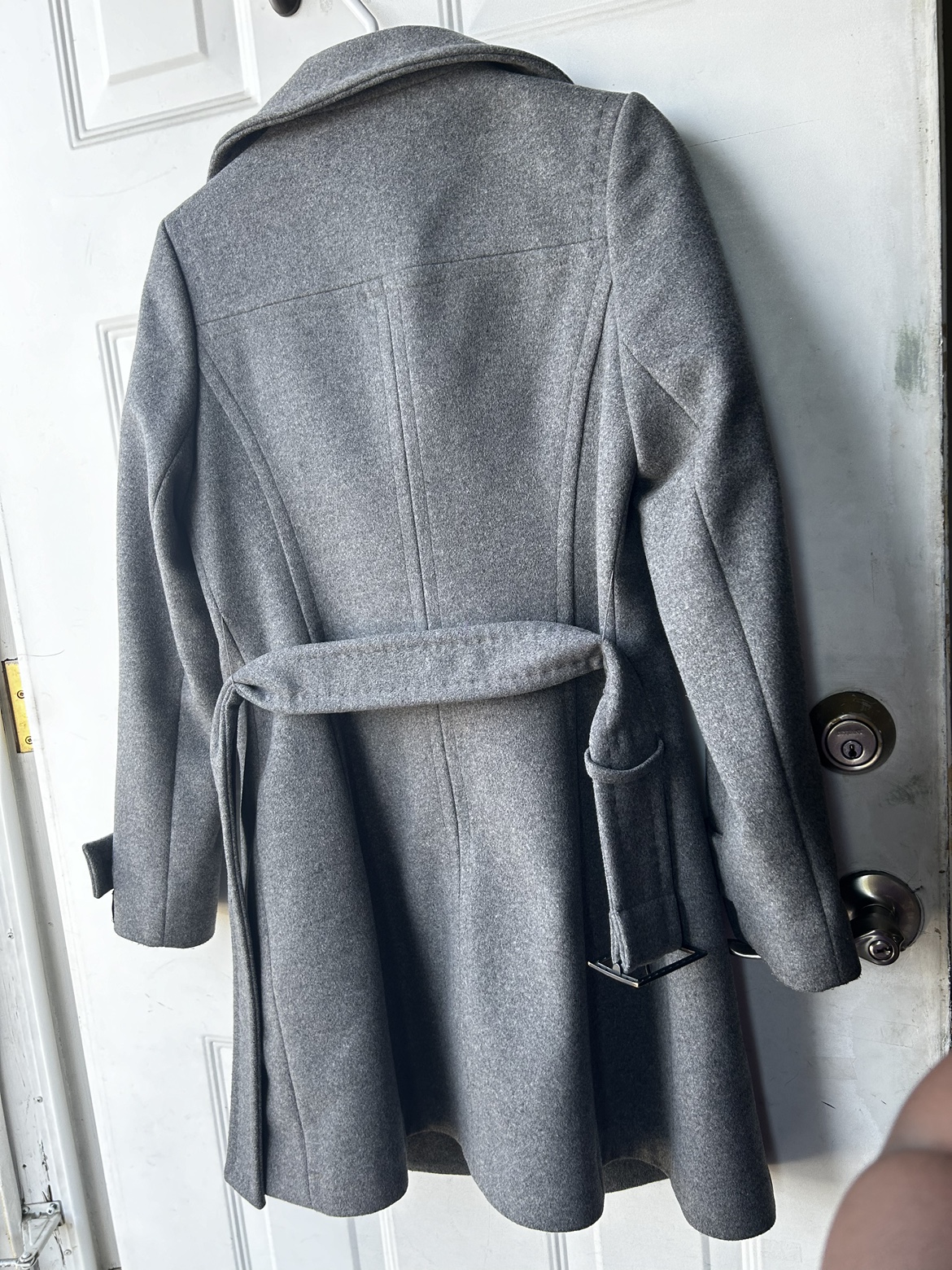 t. babaton Grey wool Coat - photo 3