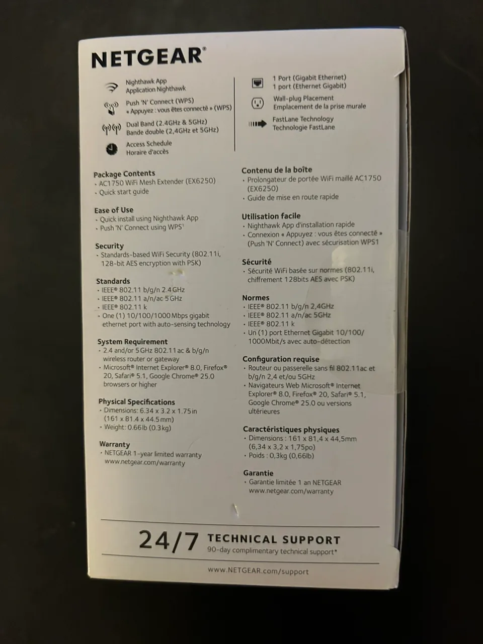 NETGEAR AC1750 Dual Band WiFi Mesh Extender image indicator(2)