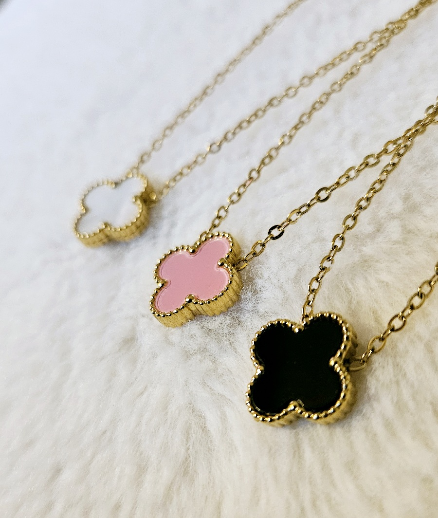 Brand New Clover Necklace - Stainless Steel Waterproof - photo 3