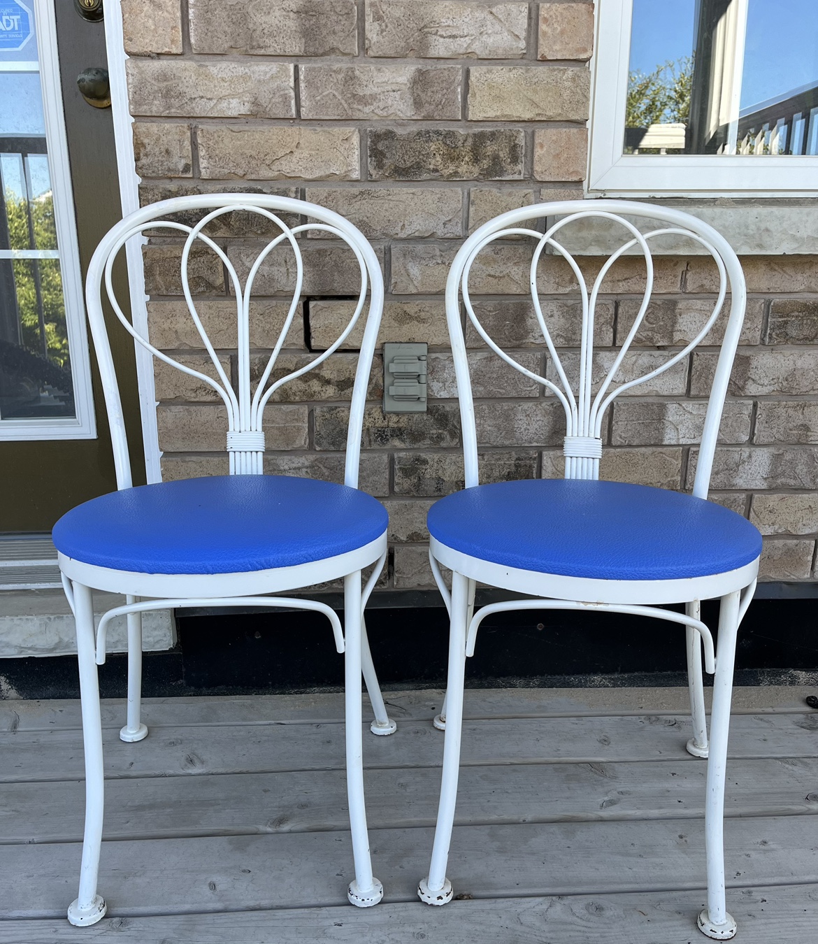 Pair of Vintage Metal Chairs