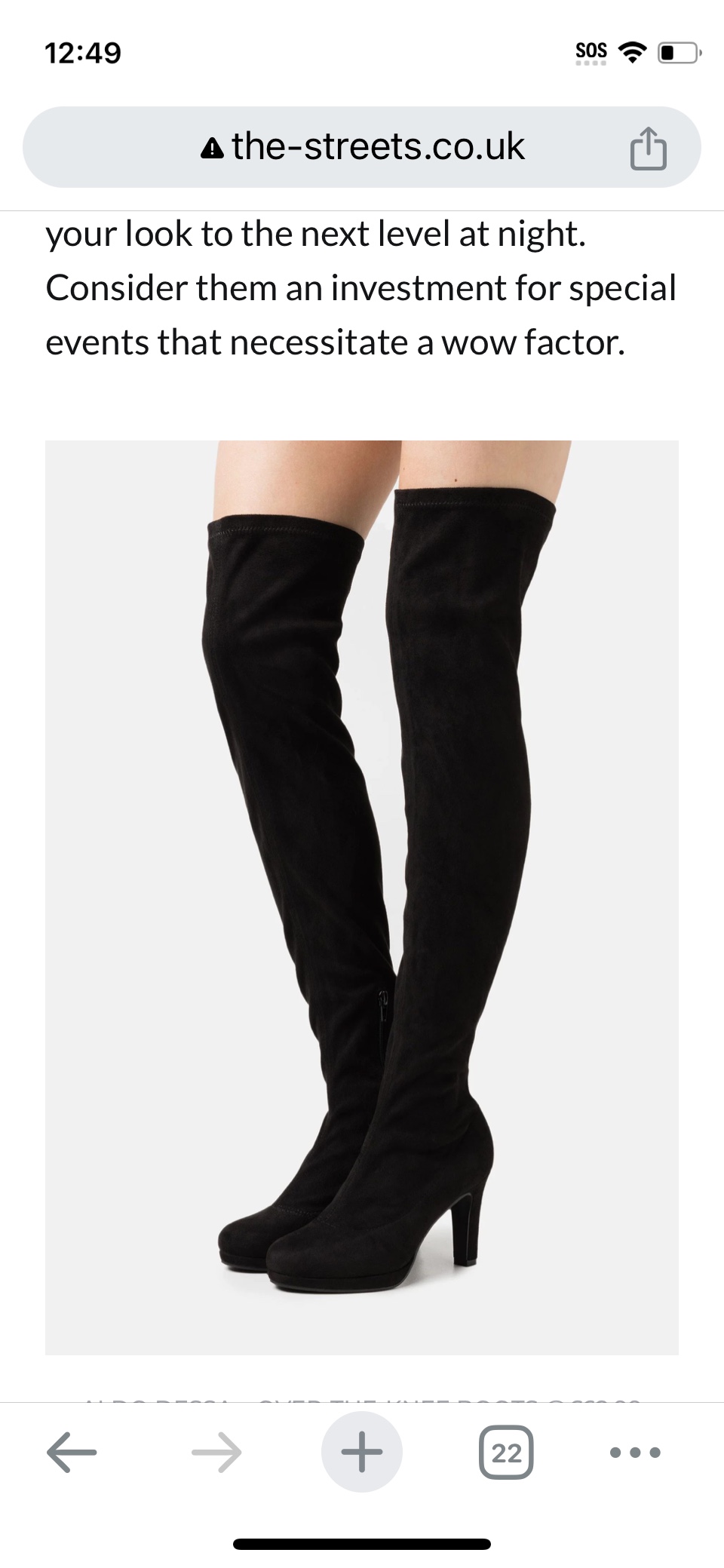 New ALDO Over the Knee Boots