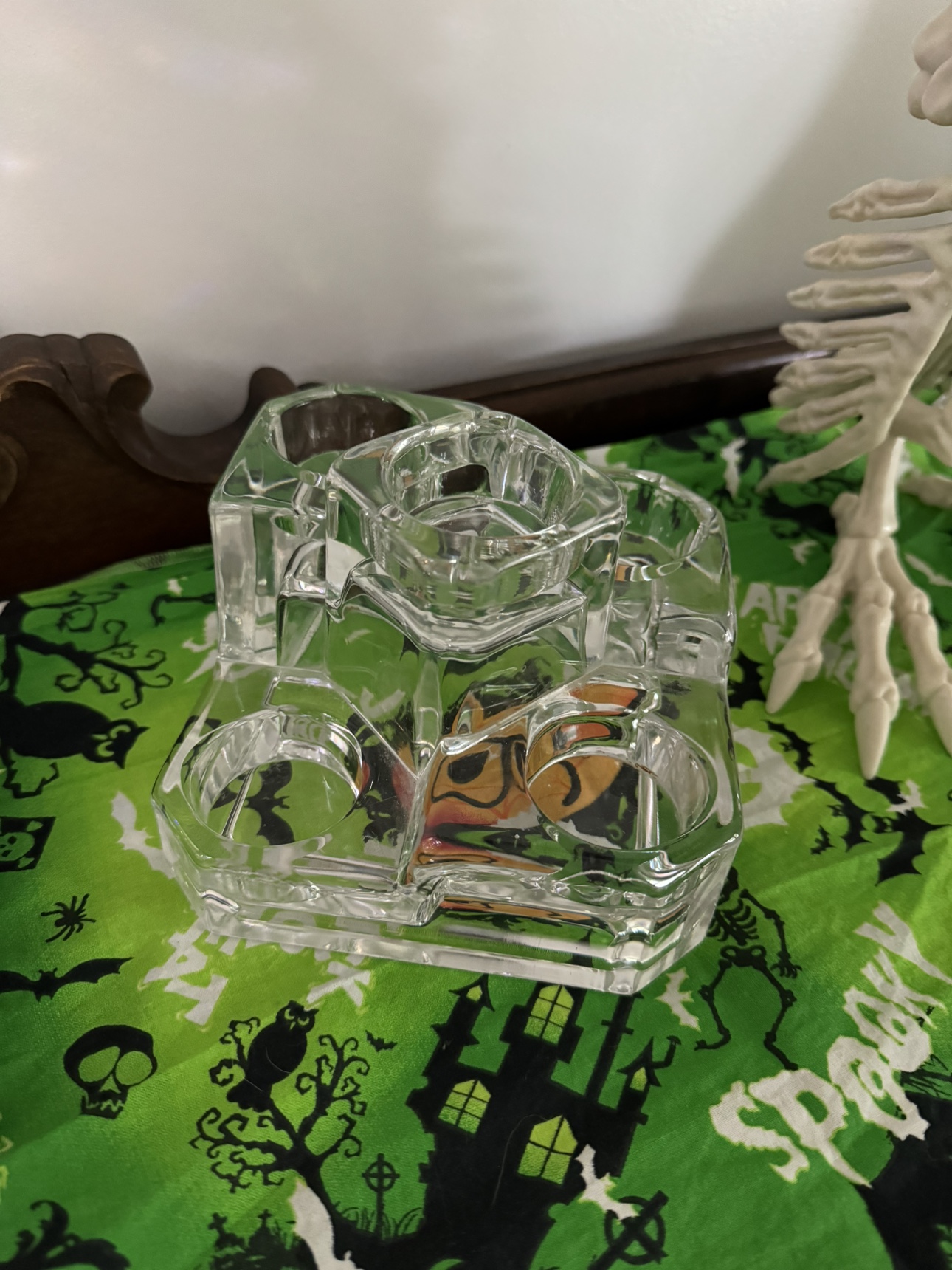 Glass Candle Holder