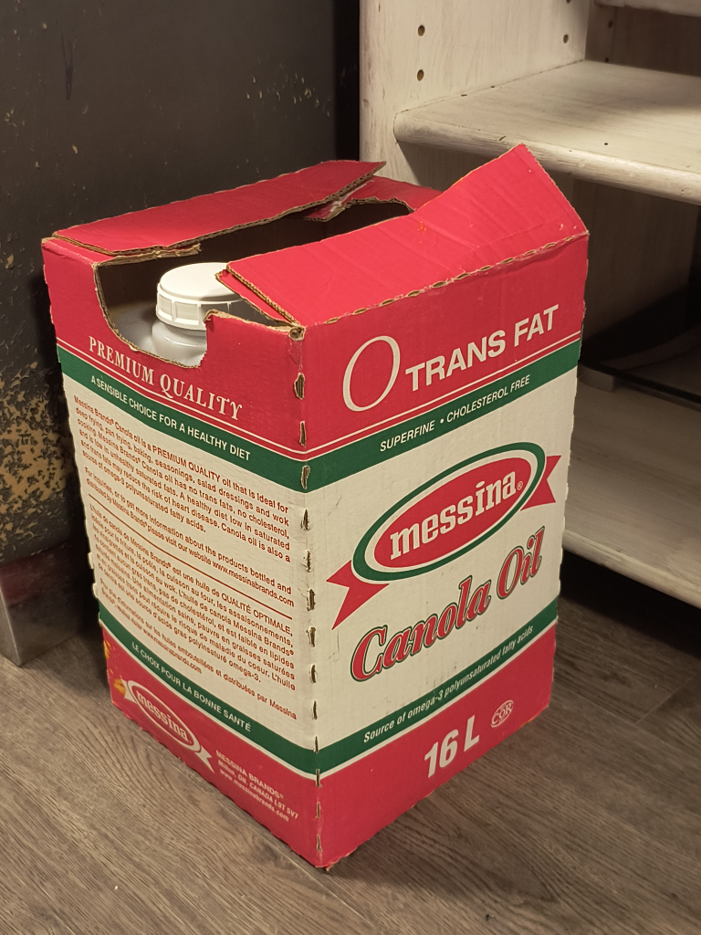FREE 16 Litre unopened canola oil