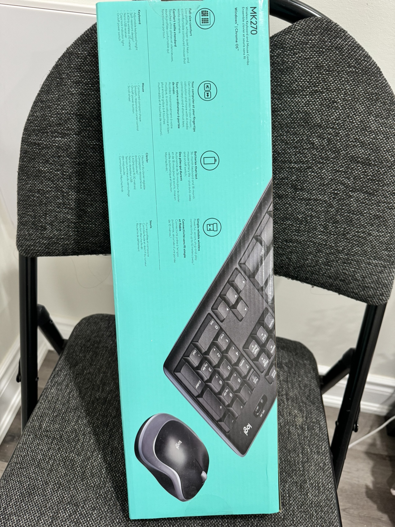 Brand New Logitech MK270 Wireless Keyboard and Mouse Combo - photo 2