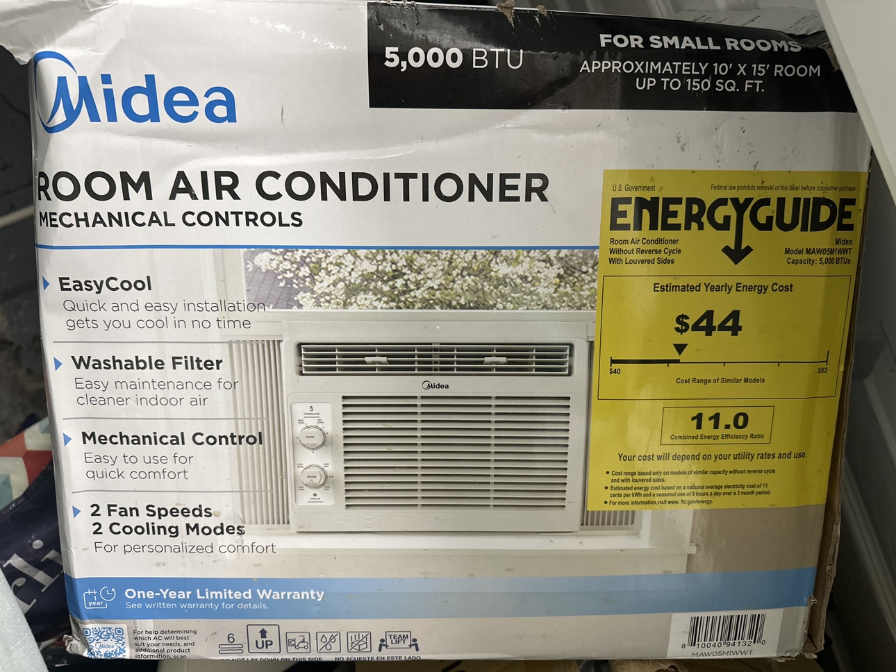 Midea 5,000 BTU Room Air Conditioner