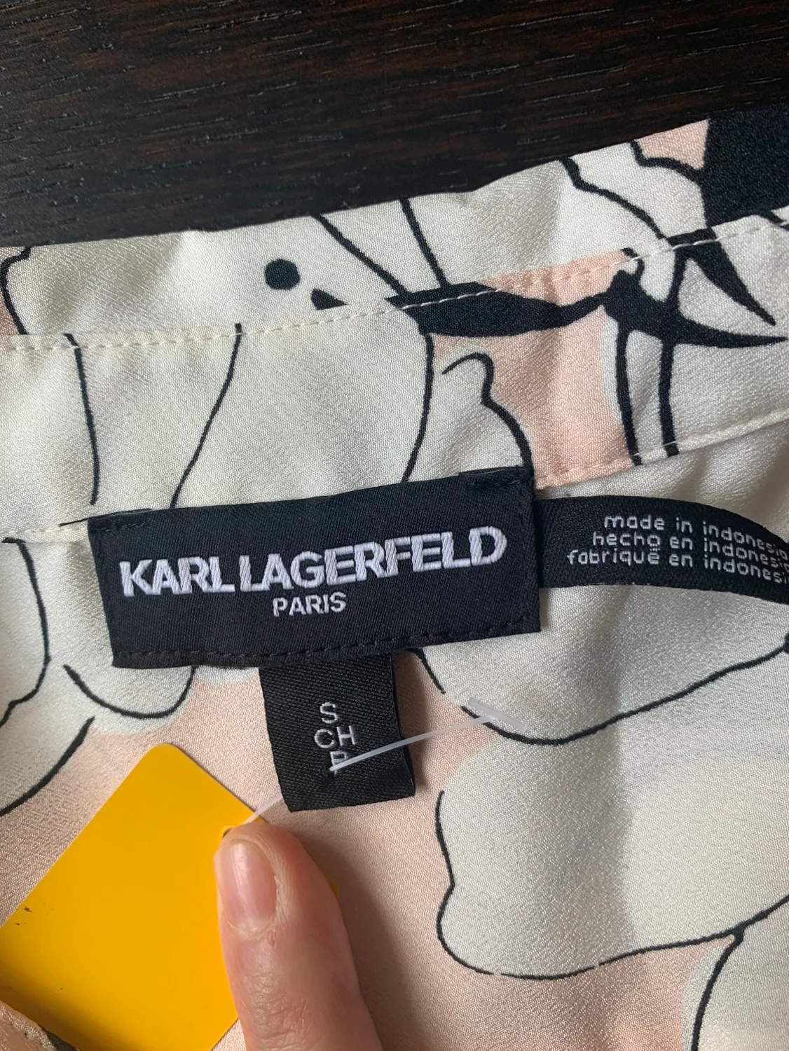 Karl Lagerfeld Pink Floral Blouse image indicator(10)