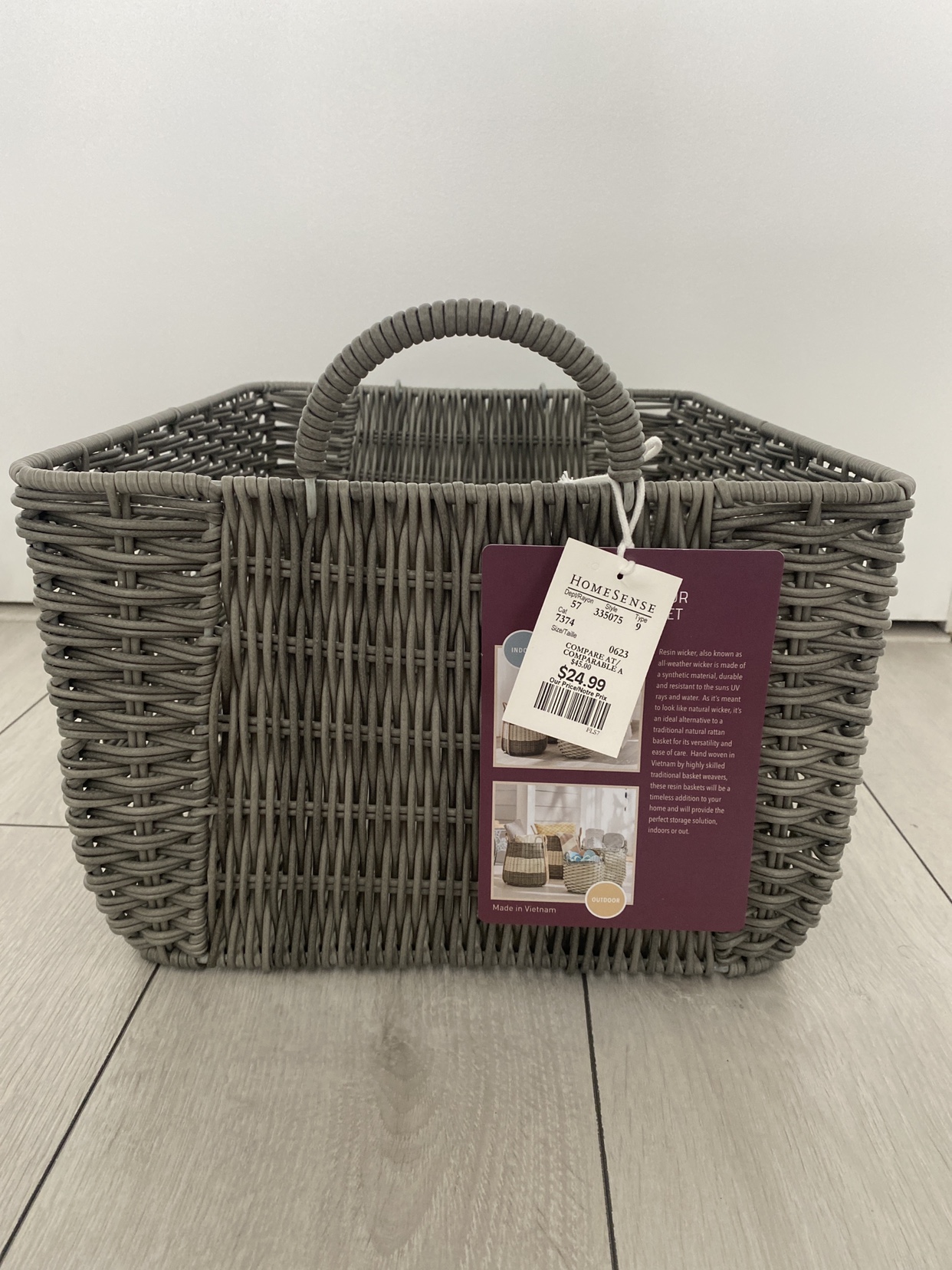 Wicker Storage Basket - photo 3