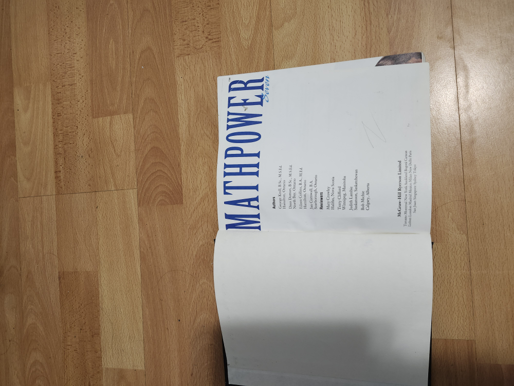 Mathpower Grade 7 Textbook - photo 2