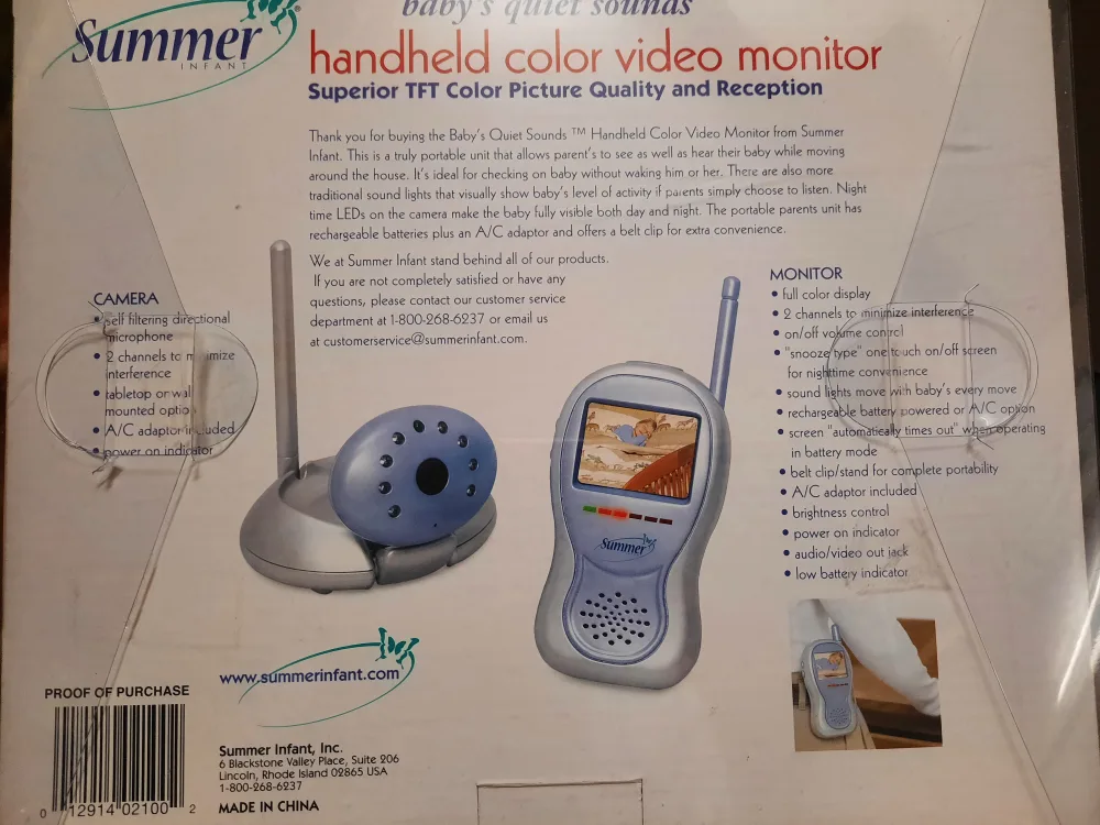 Summer Infant Handheld Color Video Monitor image indicator(3)