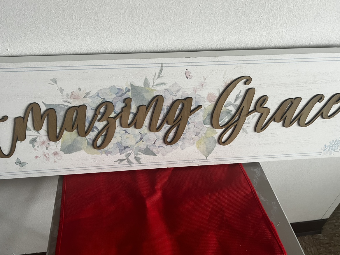 Amazing Grace Wooden Wall Decor - photo 3
