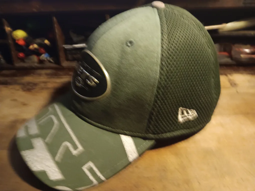 New Era 39Thirty New York Jets Cap (Green) #freecycle image indicator(2)
