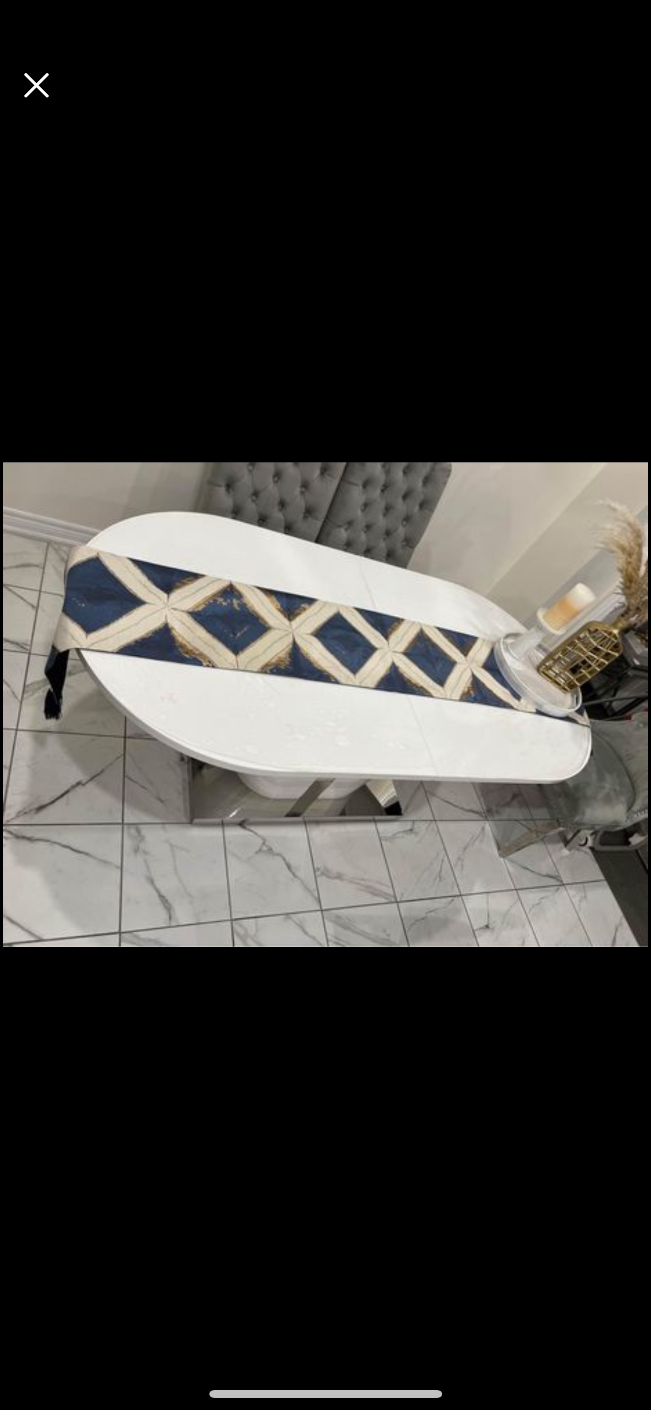 White and Black Modern Dining Table - photo 4