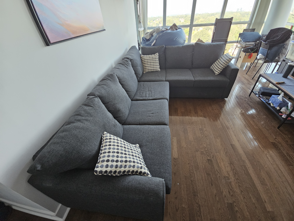 FREE DELIVERY Couch with queen bed - photo 3