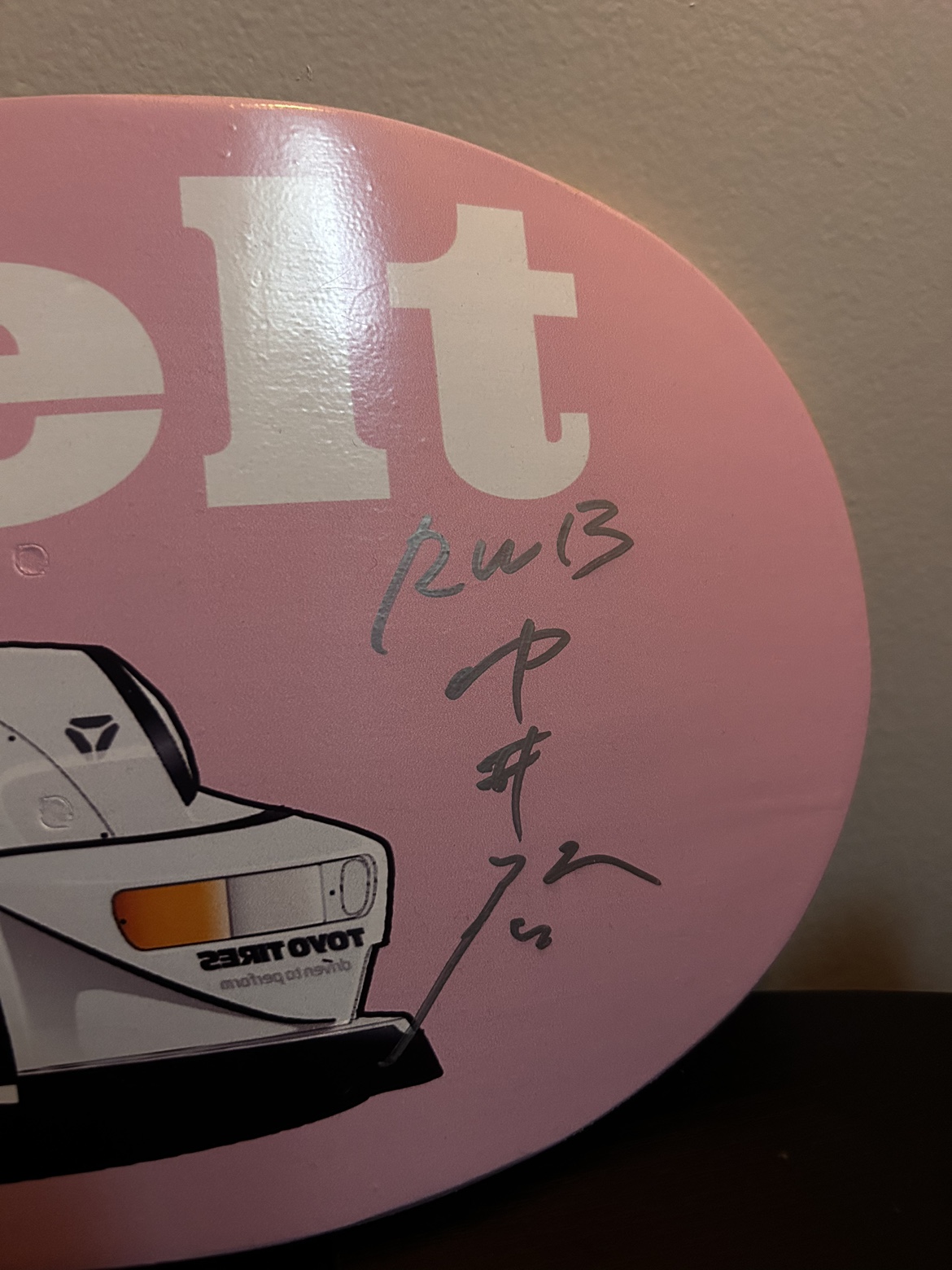 Signed Rally Welt Skateboard