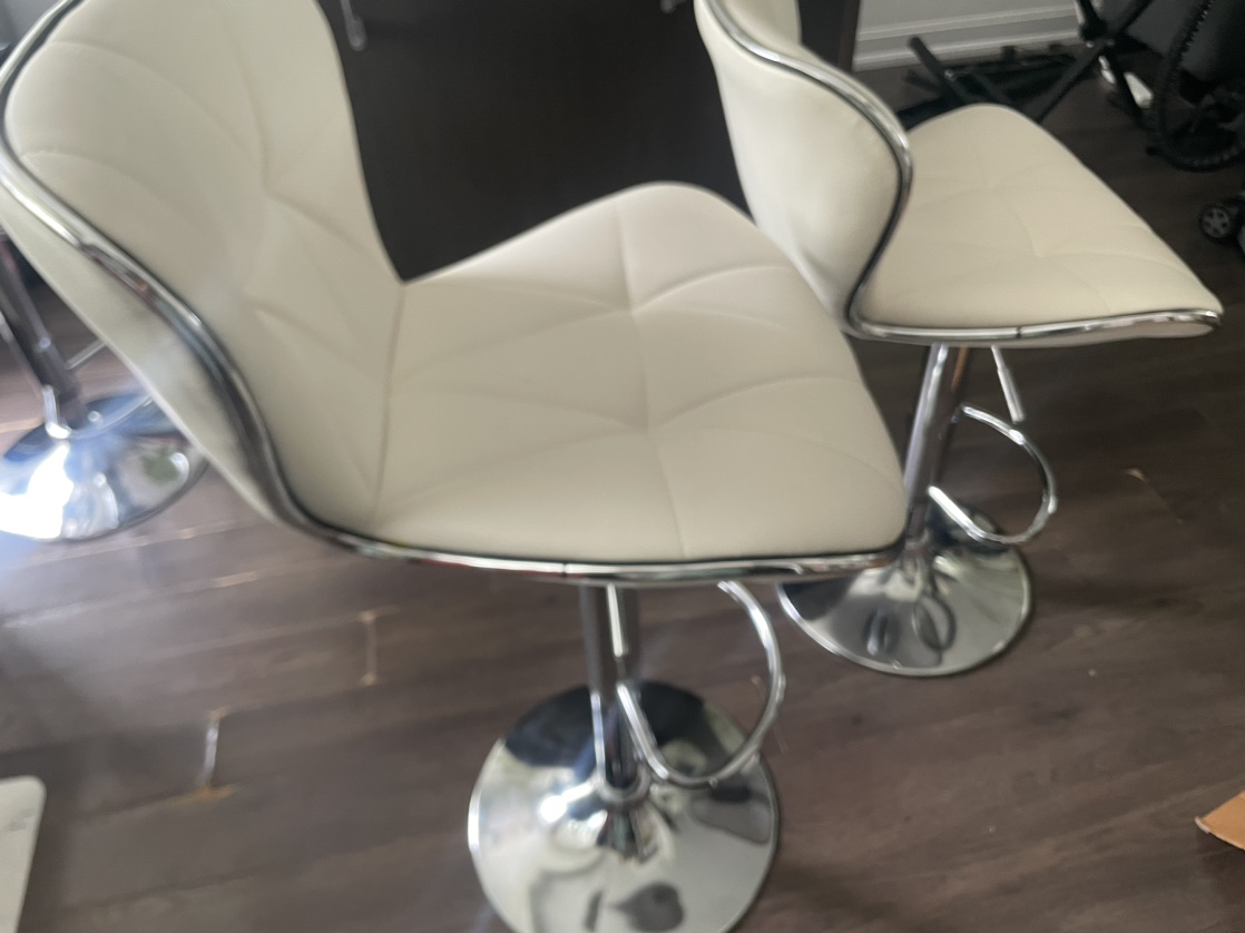 White Bar Stools for only $100 - photo 2