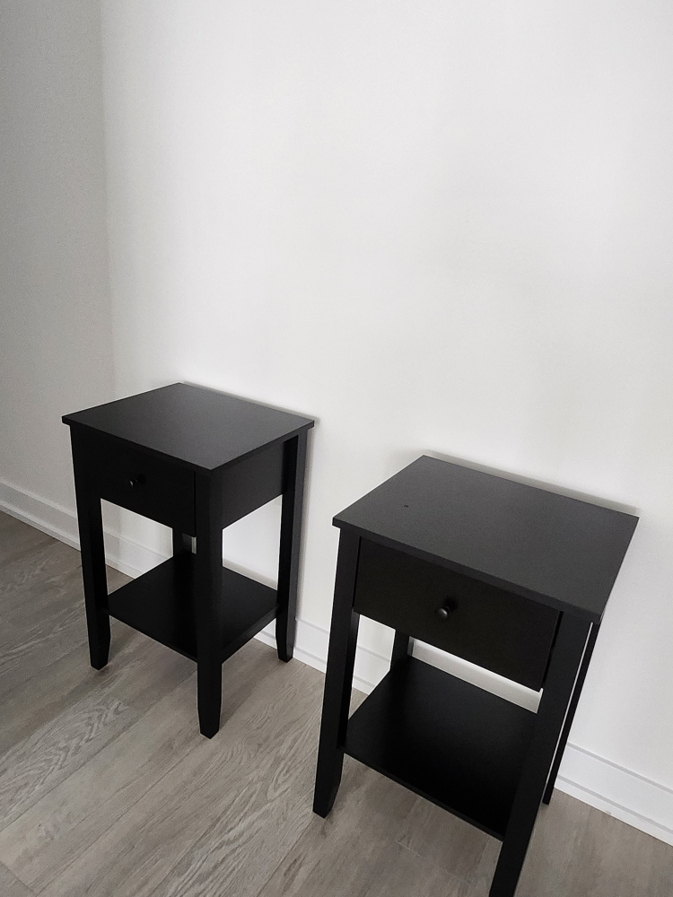 Black Nightstands (Pair) - photo 2