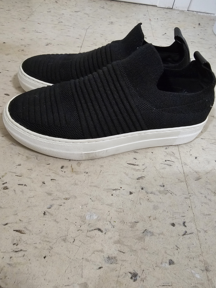 Madden Girl Black Knit Slip On Sneakers - photo 5