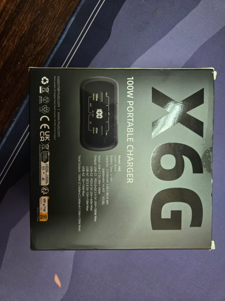 imuto 100W 99Wh Portable Laptop Power Bank image indicator(3)