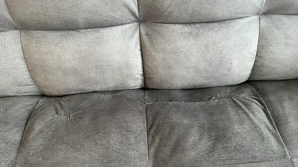 Moving sales -  Grey Sectional Sofa Bed with storage image indicator(7)