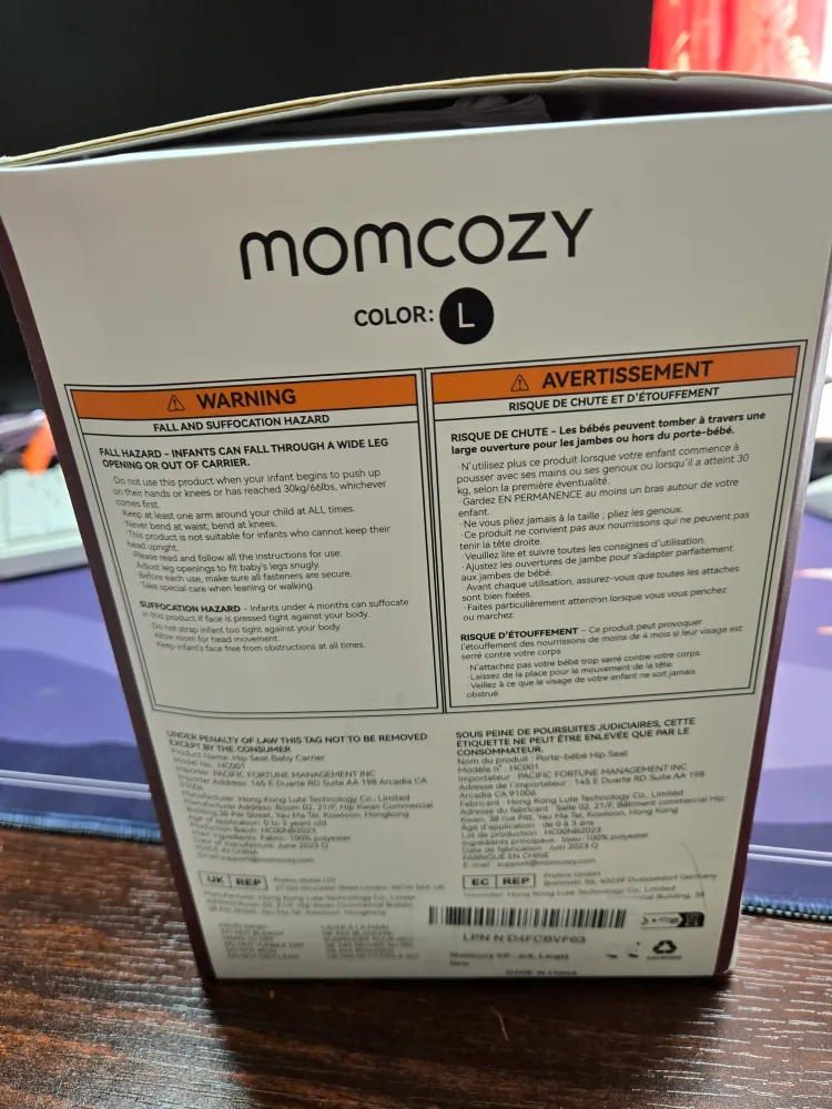 Large Momcozy Baby Hip Carrier image indicator(3)